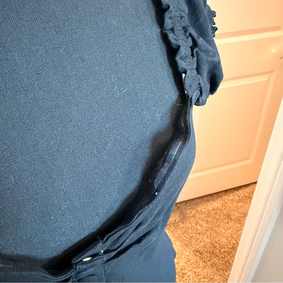 Unique Vintage Black Puff Sleeve Blouse - Picture 4 of 5